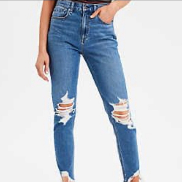 American Eagle Outfitters Denim - American Eagle distressed mom jeans size 2